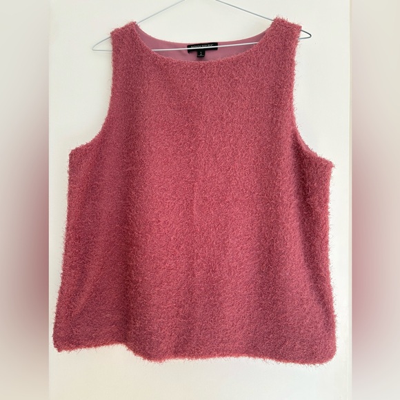 Banana Republic Tops - Banana Republic Fuzzy Pink Tank Top